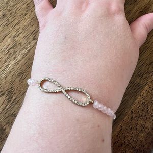 Pink Infinity Bracelet